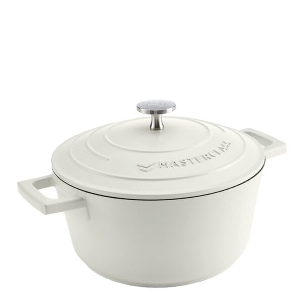 Cast Aluminium gryte 2,5L 21 cm krem