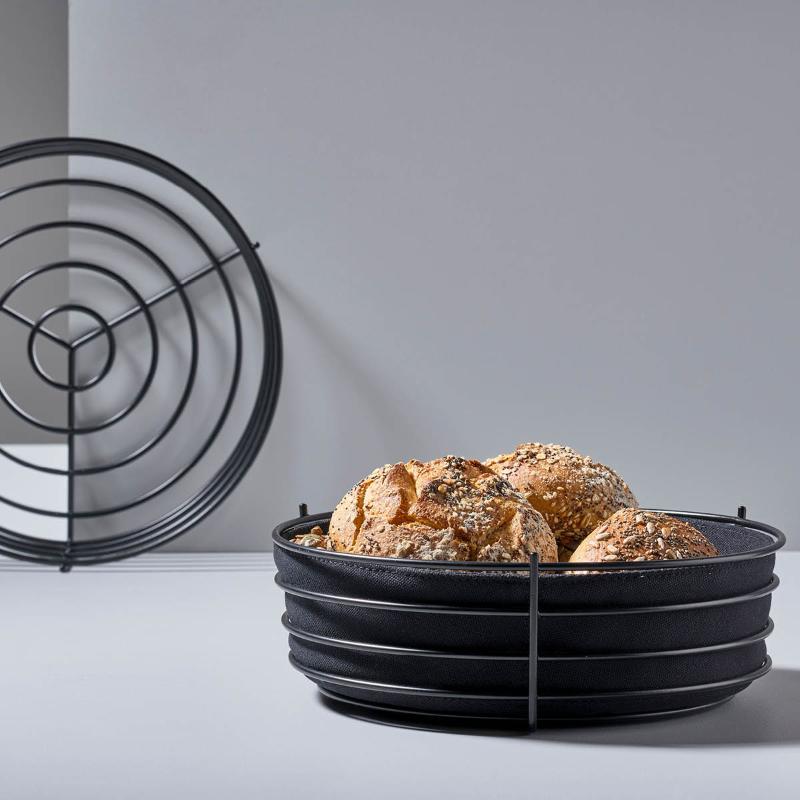 Singles brødkurv svart