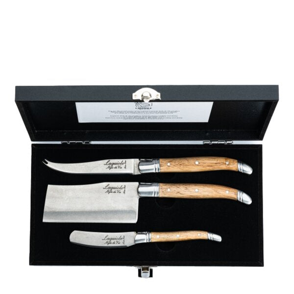 Ostekniver 3 stk oak stonewash