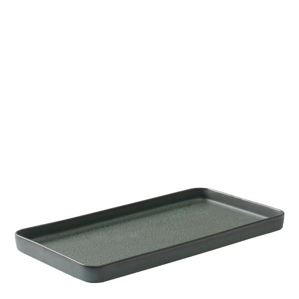 RAW Northern Green rektangulært fat 34x18 cm