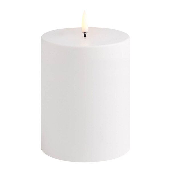 Outdoor LED-kubbelys utendørs 10,1x12,8 cm hvit