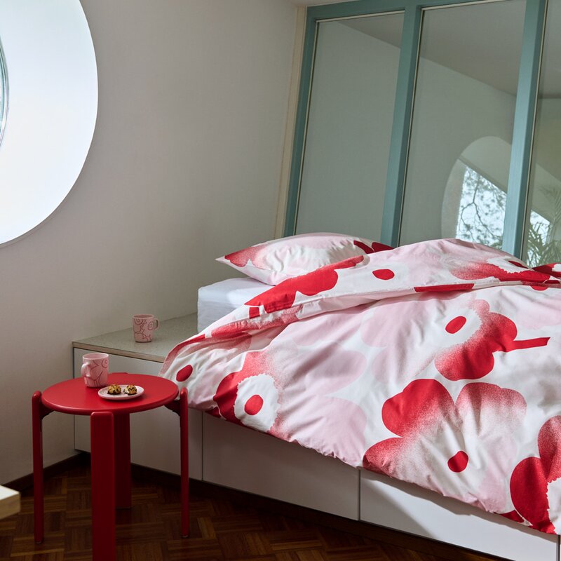 Piirto Unikko krus 25 cl rosa/rød