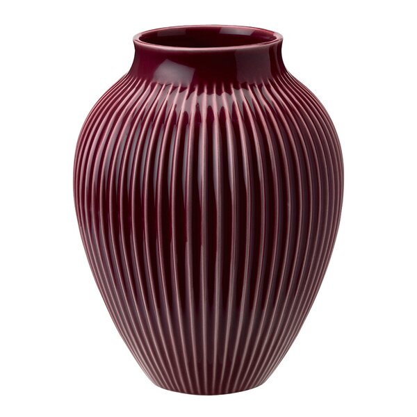 Ripple vase 20 cm berry