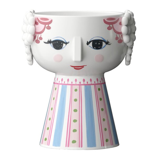 Eva lysestake 9,5 cm pink