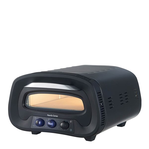 Pizzaovn elektrisk 1700W svart