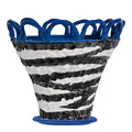 Patty krukke S 25x21 cm zebra/blå
