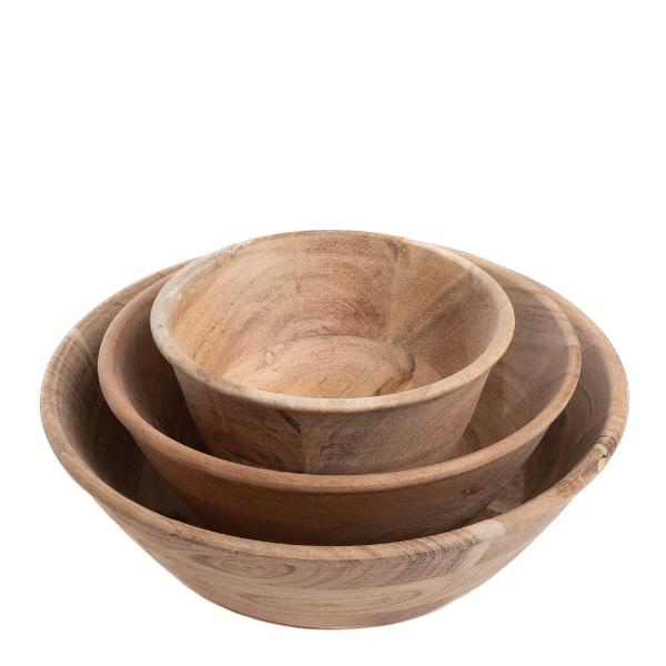 Bollesett akasietre 3 stk medium