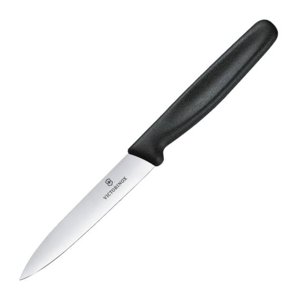 Grønnsakskniv 10 cm svart