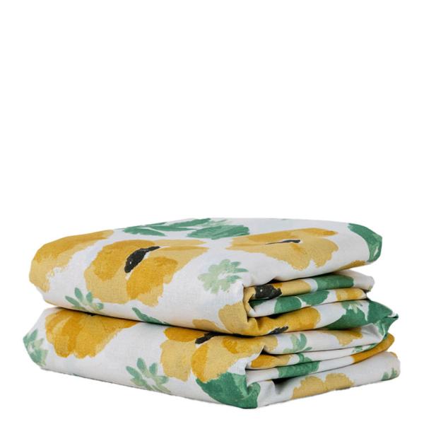Eden voksduk 150x250 cm blandet gult