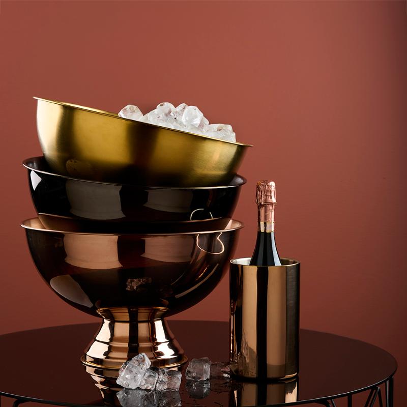 Sontell champagnekjøler 10L kobber