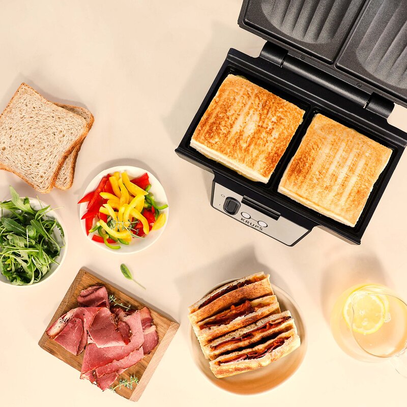 FDK Iconic toastjern 850W stål