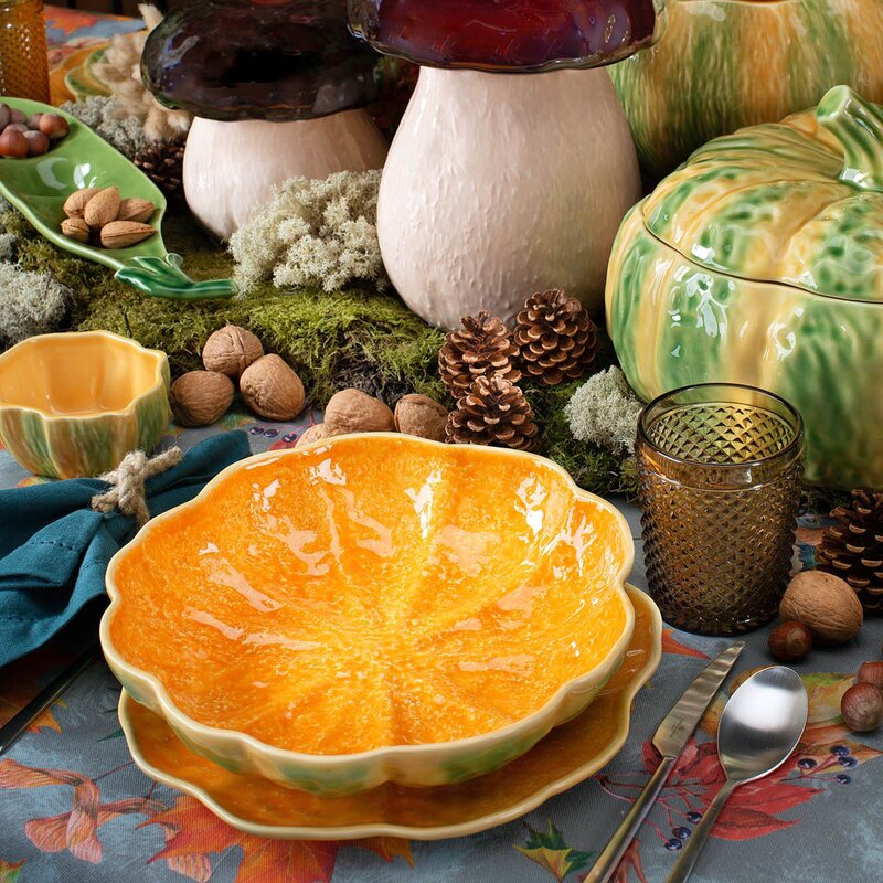 Pumpkin tallerken 27,5 cm gresskar oransje