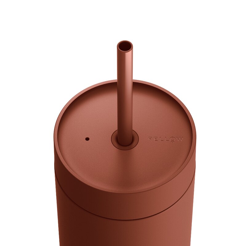 Carter Cold Desert Capsule tumbler med sugerør 590 ml sienna