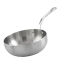 Traktørpanne 24 cm 2,0L rustfritt stål