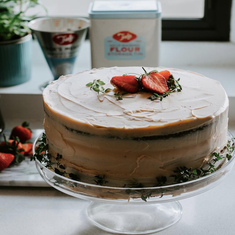 Bakeform løs bunn 18 cm svart