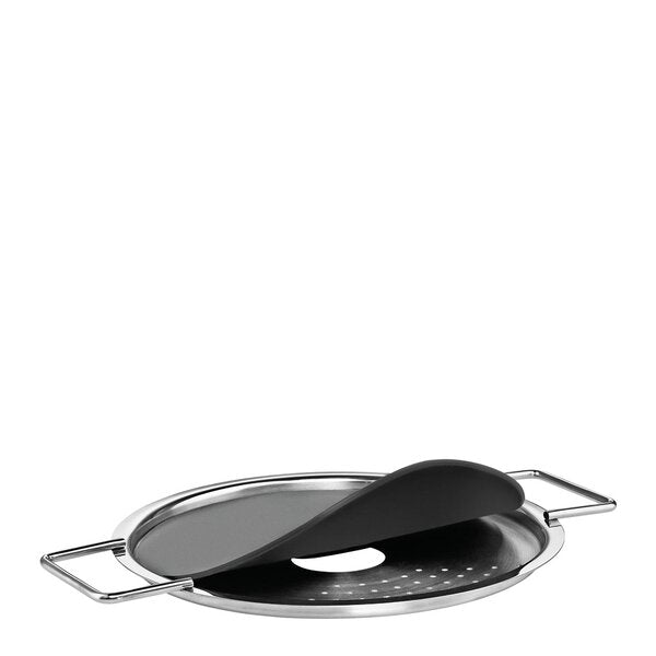 Hellelokk 16 cm svart/stål