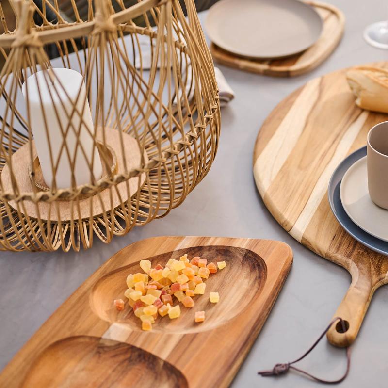 Fat tapas 54x24 cm teak