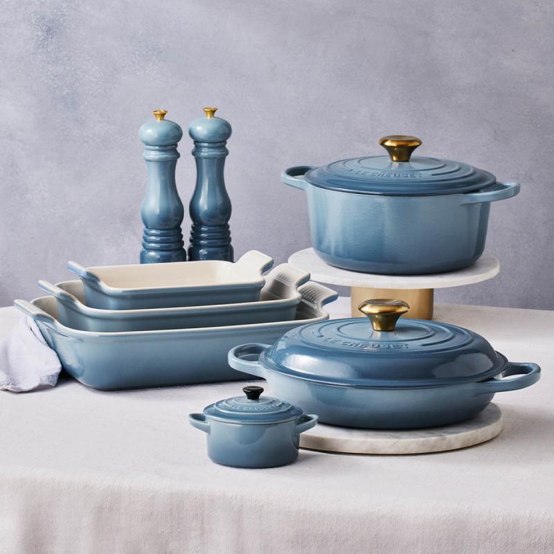 Signature rund gryte 4,2L chambray/gull