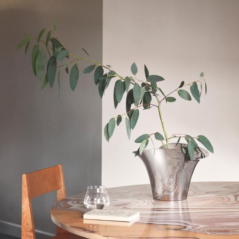 Bloom Botanica blomsterpotte stor 22,3 cm sølv
