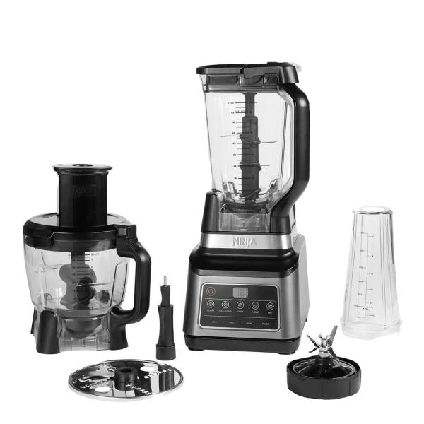 3-i-1 foodprocessor m/auto iQ 21/1,8+0,7L svart/sølv