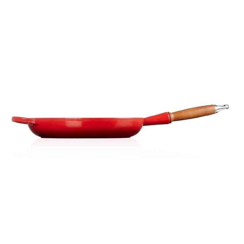 Signature stekepanne med trehåndtak 28 cm cerise