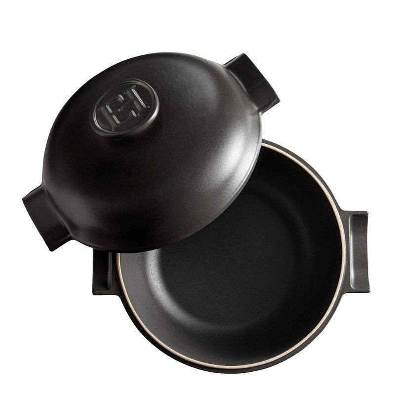 Rund gryte cocotte 4L 30x27 cm mørkegrå