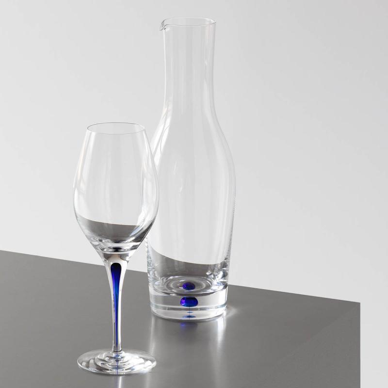 Intermezzo karaffel 112 cl blå