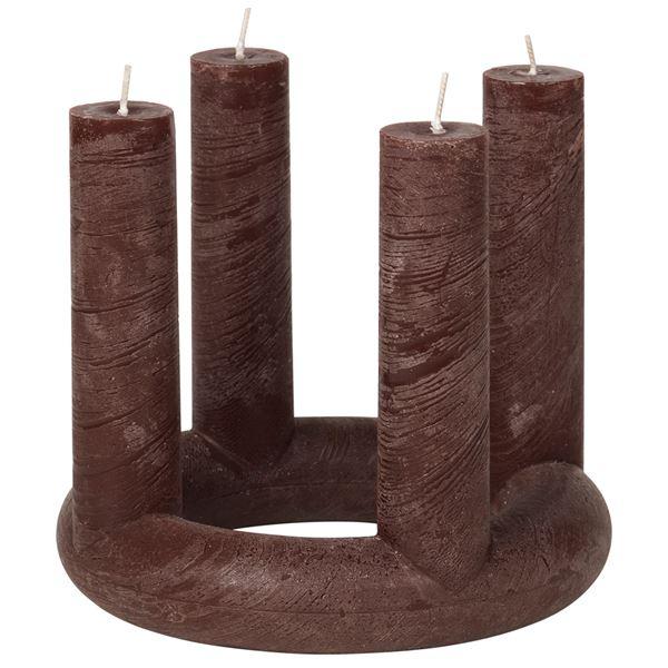 Lucille dekorlys 20 cm madder brown
