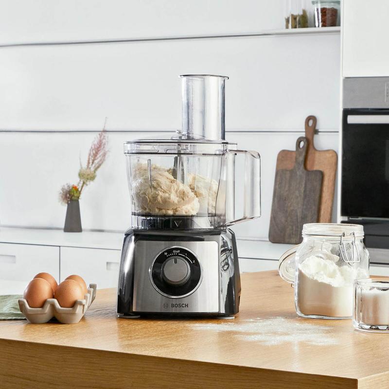 MultiTalent 3 foodprocessor 2,3 L svart Børstet rustfritt stål