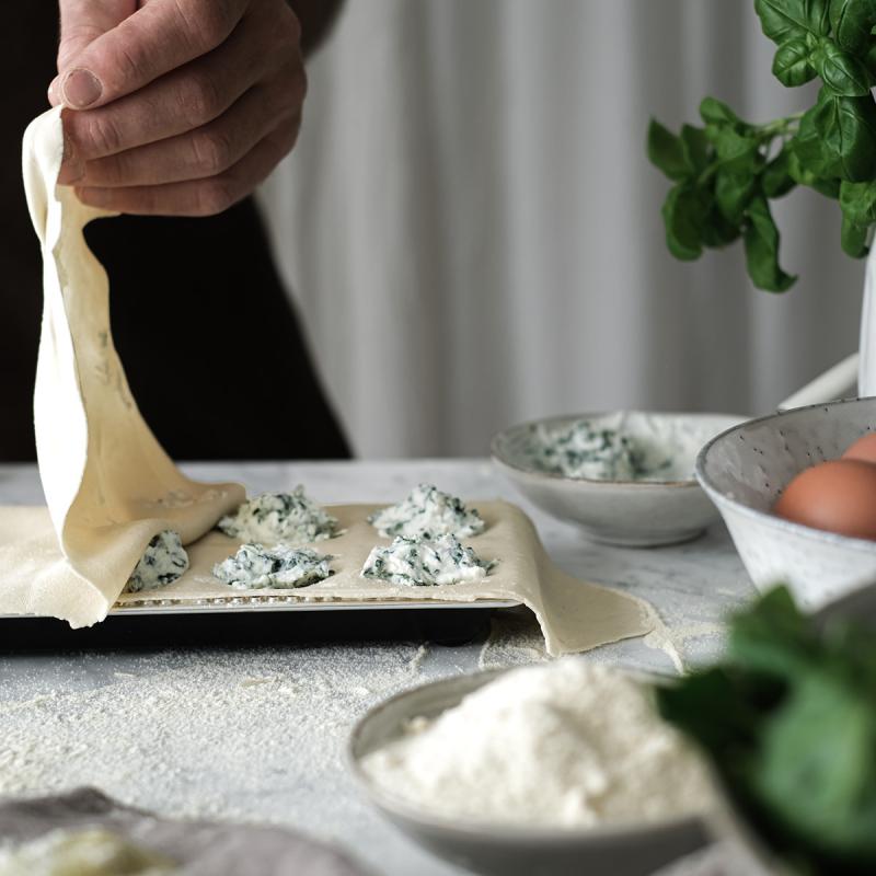 Pasta La Vista raviolibrett med kjevle