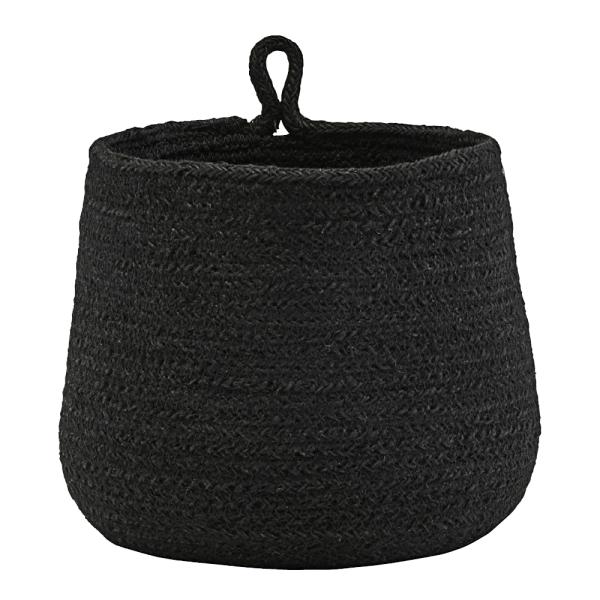 Hang kurv 16x18 cm svart