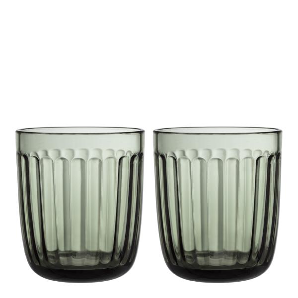 Raami glass 26 cl 2 stk furugrønn
