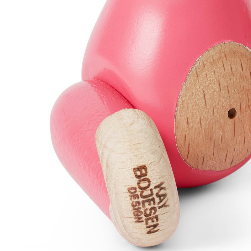 Apekatt mini 9,5 cm rosa