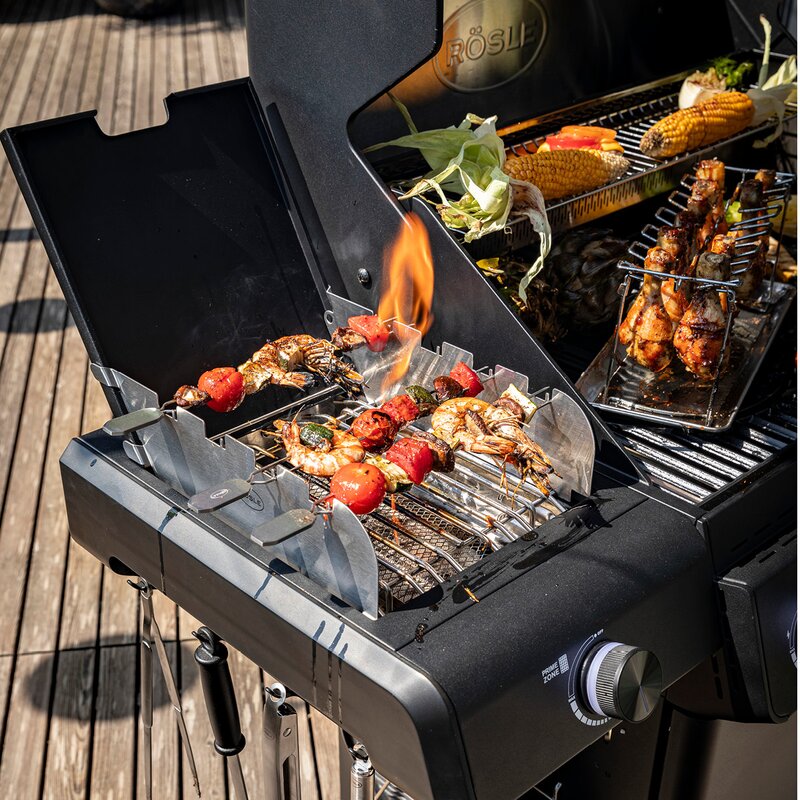 AllFlame Hero 4 gassgrill 21000W svart