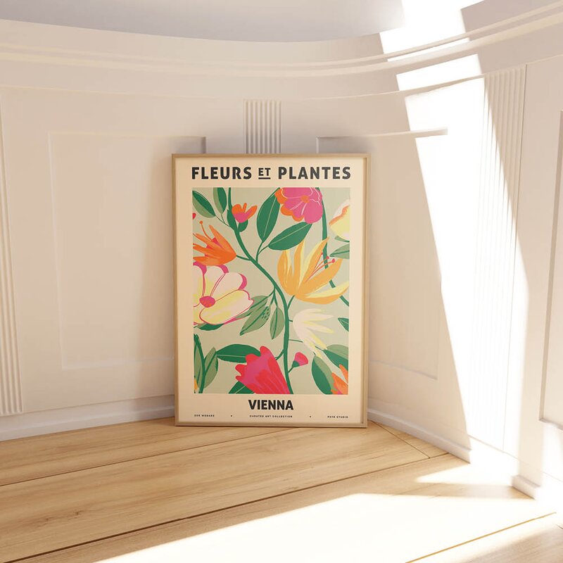 PSTR Studio poster 50x70 cm zoe fleurs et plantes vienna