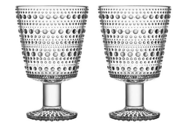 Kastehelmi glass 26 cl 2 stk klar