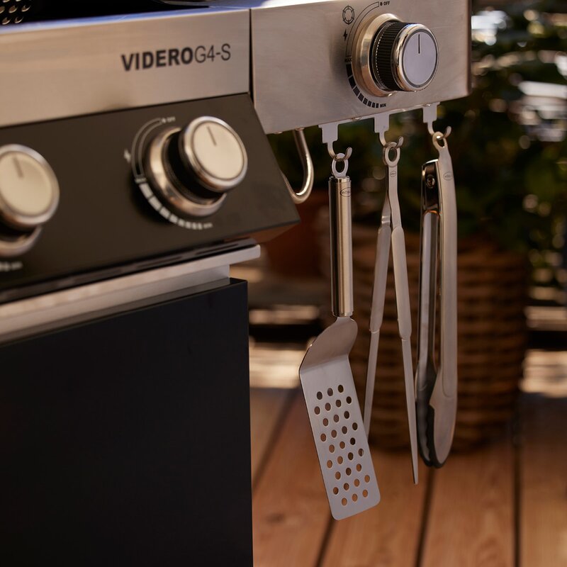Videro G4-S Vario+ gassgrill 20500W svart