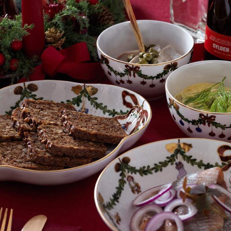 Stjerne Riflet Jul skål 30 cl 2 stk
