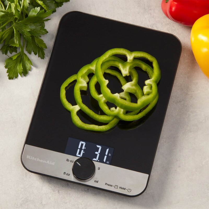 Core digital kjøkkenvekt 5kg svart