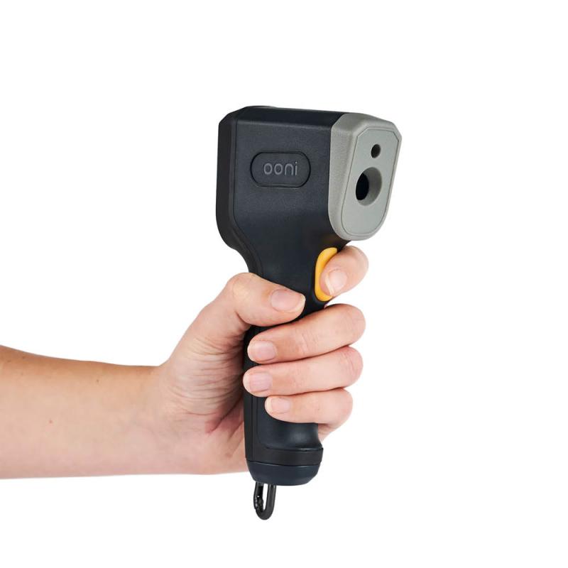 Digitalt infrarødt termometer 18 cm svart