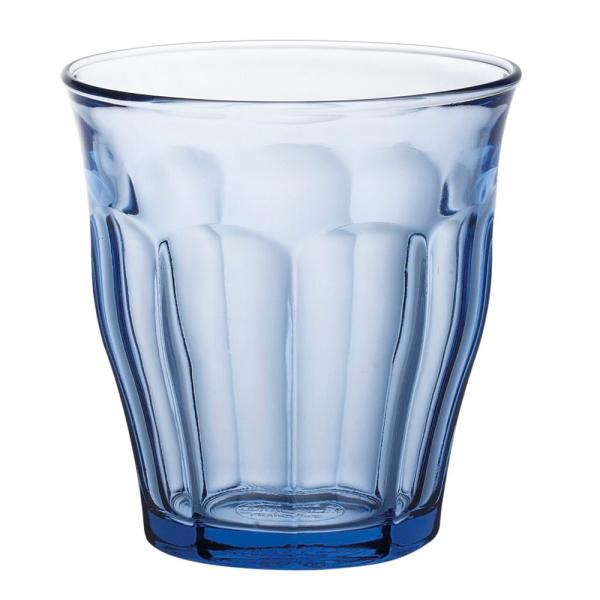Picardie vannglass 20 cl 6 stk marin blå