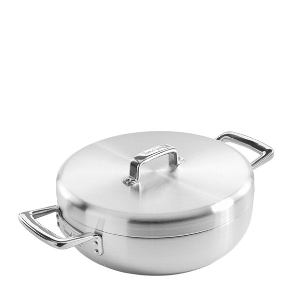 Sautépanne med lokk 28 cm urban rustfritt stål