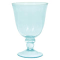 Vinglass 15,5 cm lys blå