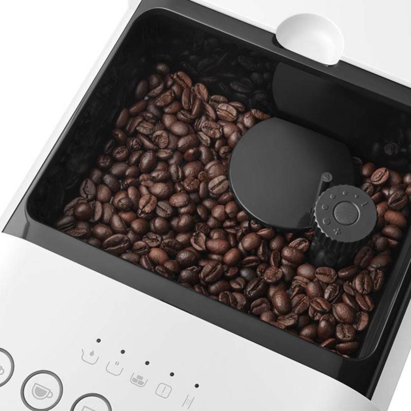 Kaffemaskin BCC13 1,4L m/melkeskummer hvit