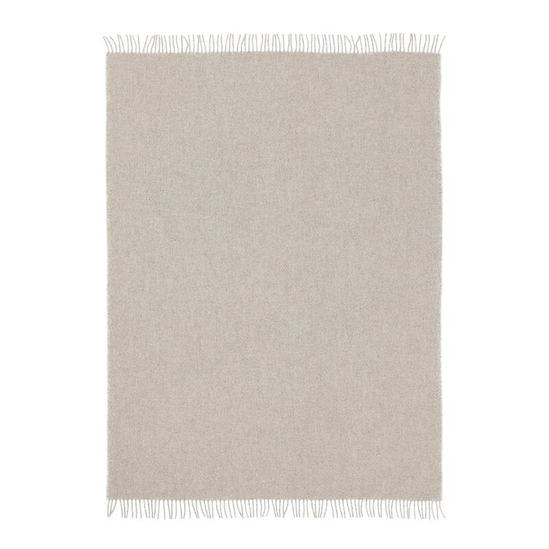 Falketind ullpledd 120x180 cm naturlig beige