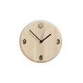 Wood time klokke natur