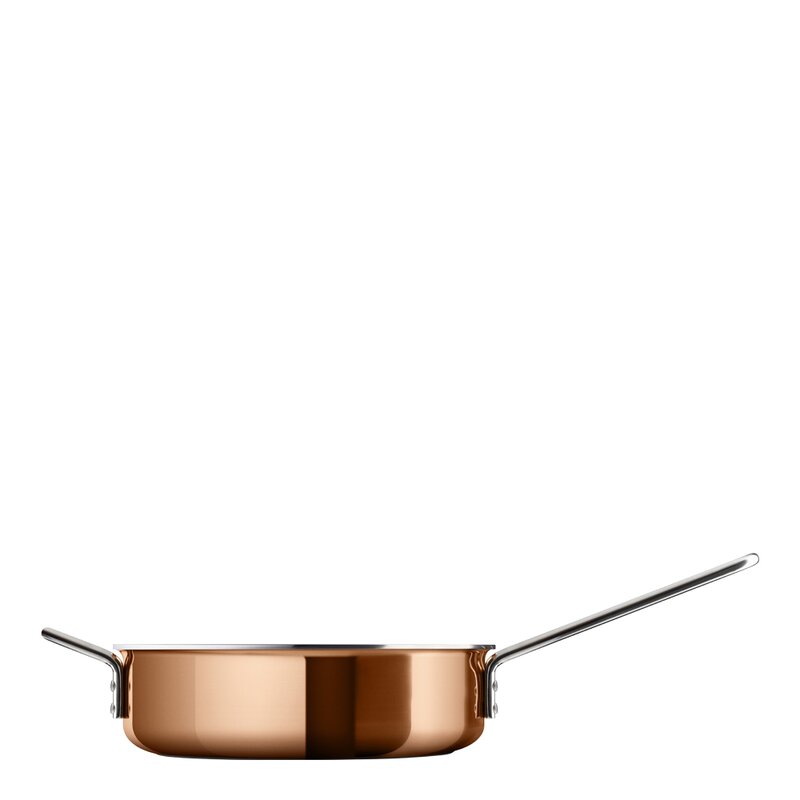 Sautepanne 24 cm kobber