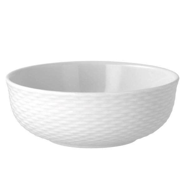 Basket skål 60 cl 16 cm hvit