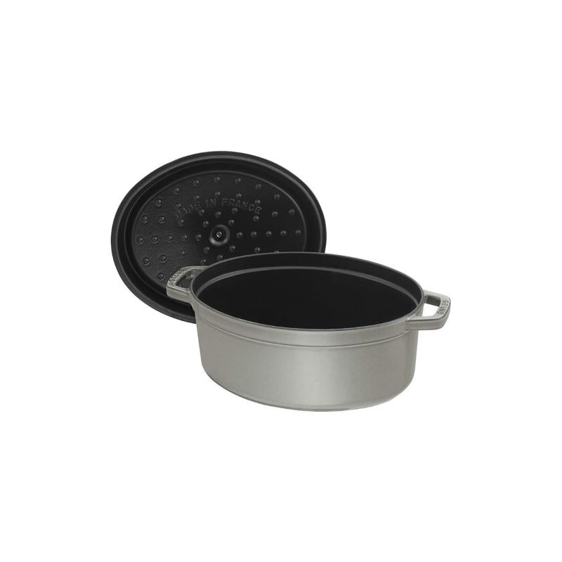 La Cocotte oval gryte 31 cm 5,5L grå