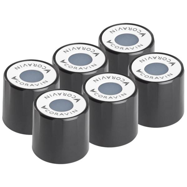 Standard skrukorker 6 stk svart